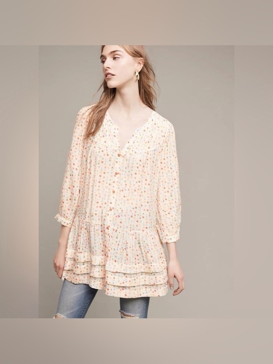 Mauve Tops - Anthropology Mauve Paccia tunic size small